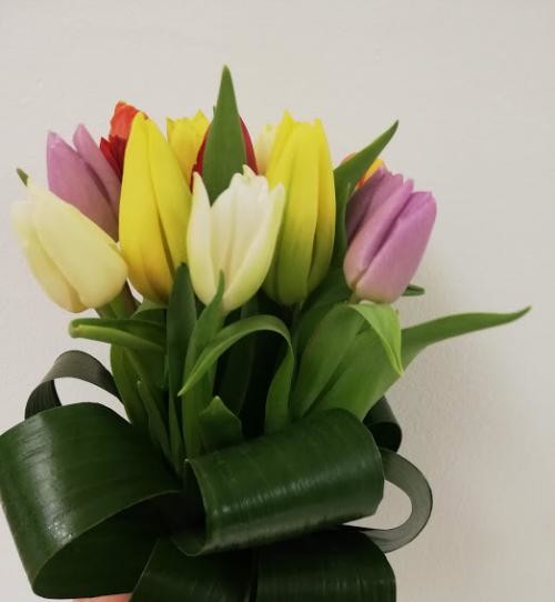 20 szálas vegyes tulipáncsokor